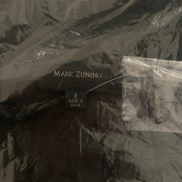 NWT MARK ZUNINO STYLE BUTTON FRONT BLACK BLAZER 8 - Picture 9 of 11